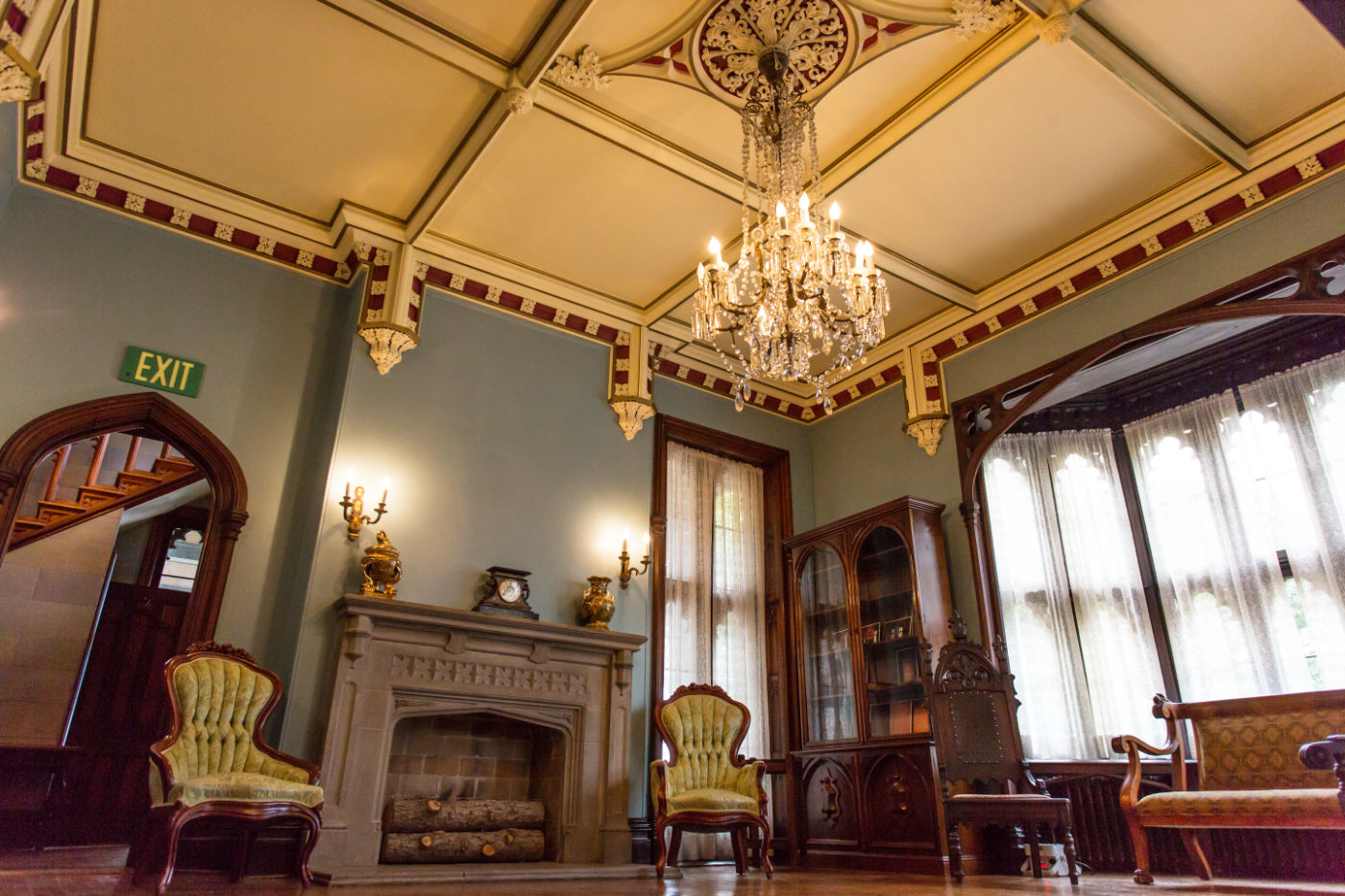 North Parlor of the Fowler House Mansion